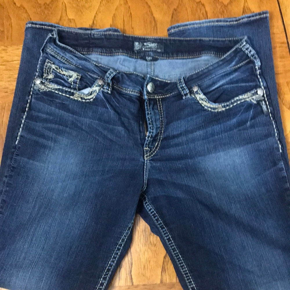 Silver Suki Jeans